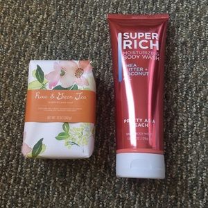 Moisturizing Body Wash and Bar Soap